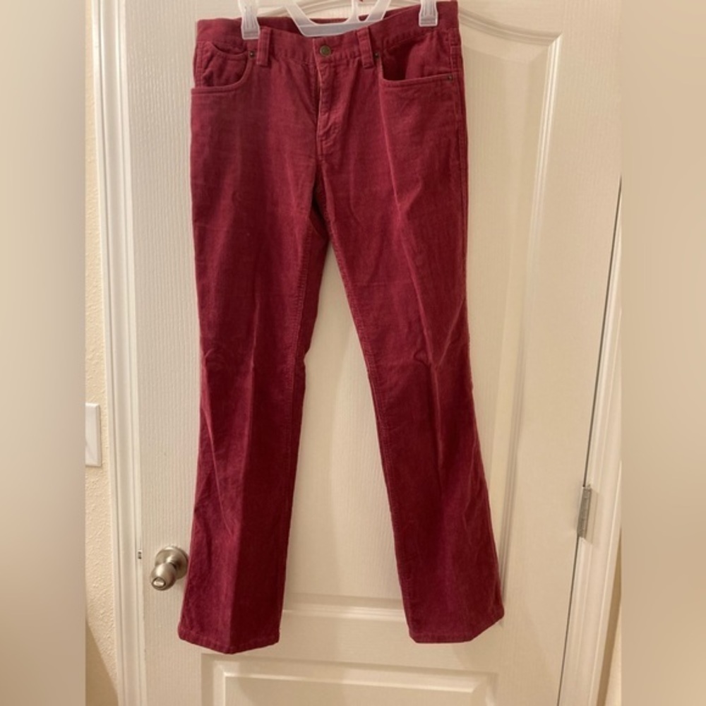 Ralph Lauren Red Corduroy Pants. Size 8‎